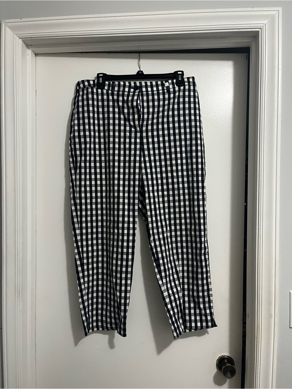 Blue and White Gingham woman’s Pants